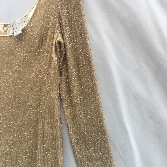 Bieff Basix  Mini Dress SILK / BEADED / Holiday - Picture 8 of 12